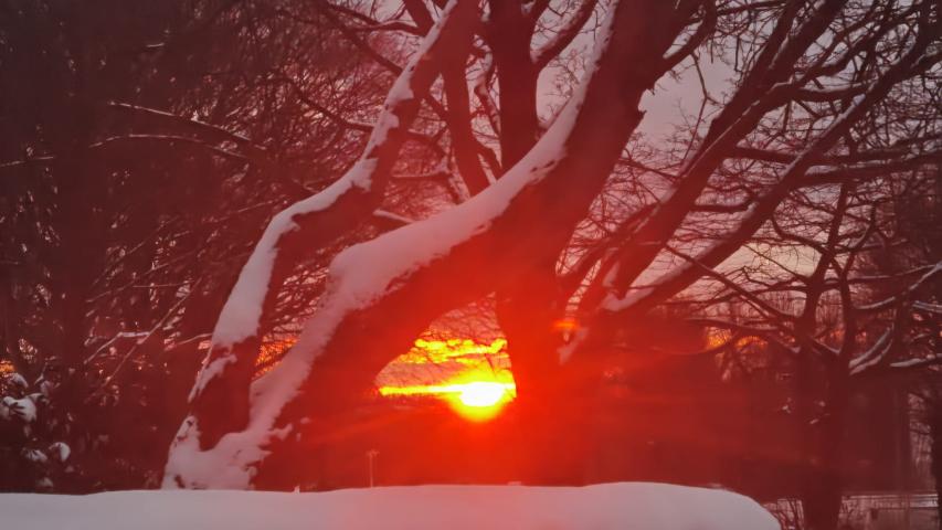 Winterstimmung auf dem Friedhof